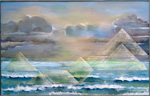 Piramides op zee